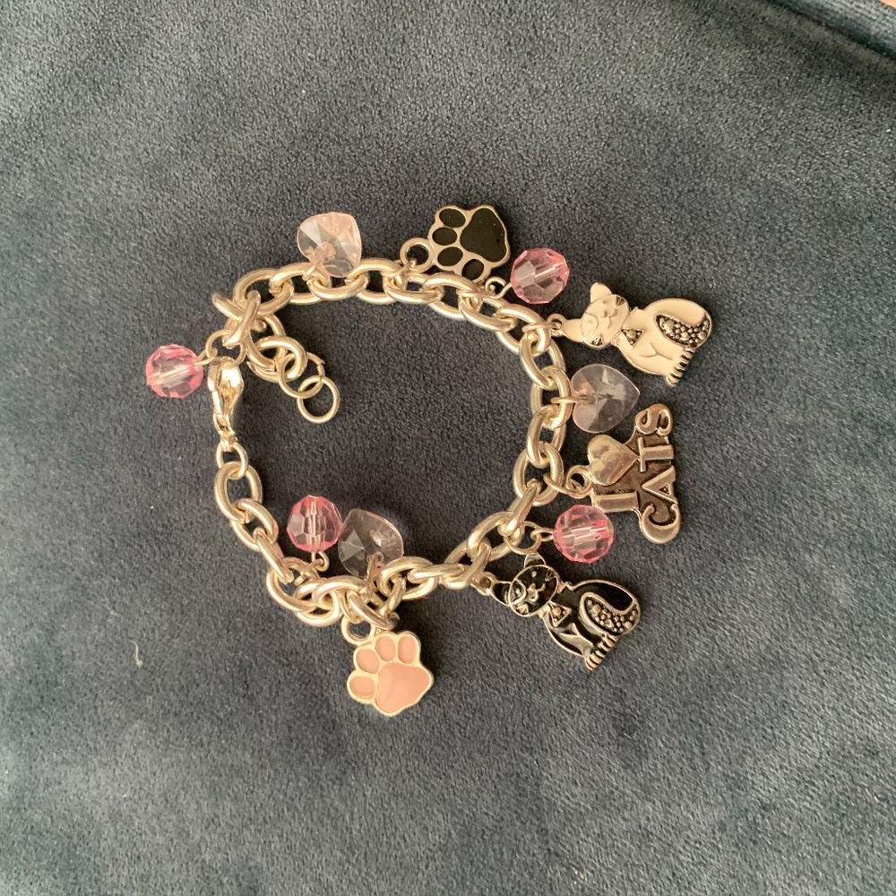 *FREE WITH PURCHASE* I Heart Cats Bracelet